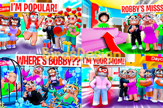 create a professional roblox thumbnail