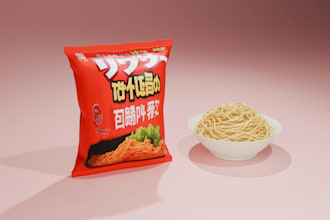 3d modeling and rendering, product, food, beverage, cosmetics