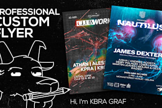 design awesome flyer for your party, event, festival or club