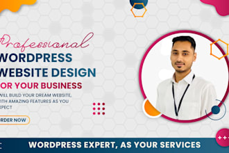 design and develop a pro responsive wordpress website