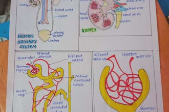 draw handmade histology anatomy and physiology diagrams