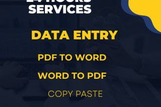 covert PDF to word by typing