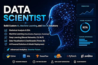 build custom machine learning, deep learning, and gen ai solutions