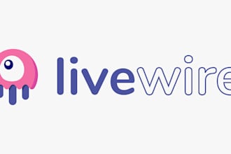 develop laravel livewire website, application