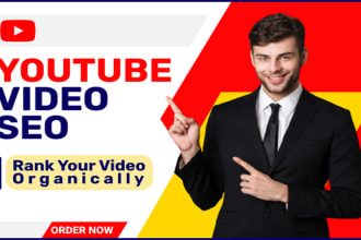 do your youtube video SEO for rank first page