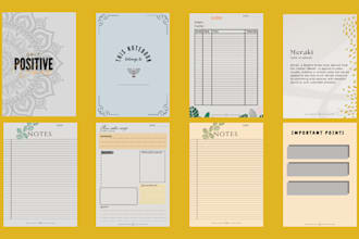 create modern book covers and book interiors