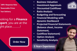 do financial modeling, forecast, business valuation financial analysis budgeting