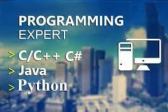 code and debug your java, python and cpp task and projects