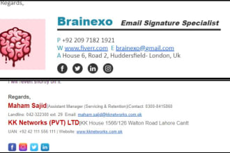make clickable email signature, gmail signature