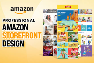 create your amazon brand store and storefront design