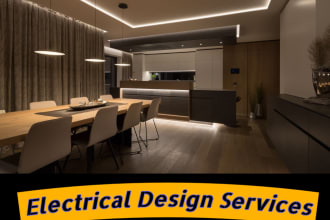 design and draw your electrical plan in autocad