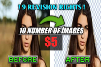 cut out images background professionally