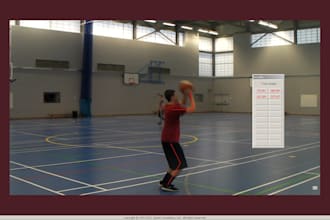 review your basketball shot technique