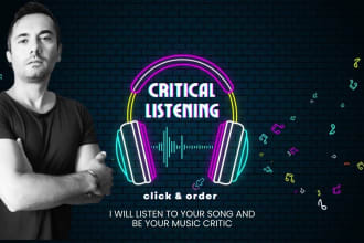 listen to your song and be your music critic