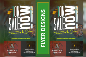 create beautiful summer flyer or event flyer design
