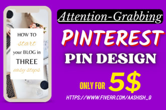 create high quality pinterest pin designs with SEO optimization