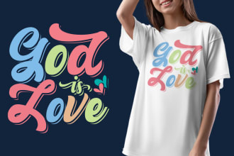 design custom trendy bulk typography christian t shirt and graphic t shirt