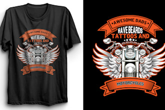 make vintage t shirt and custom motorcycle t shirt designs