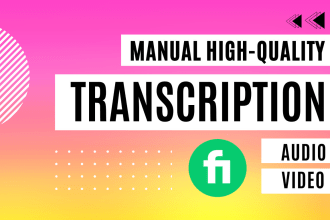 transcript audio to text and do video transcription accurately