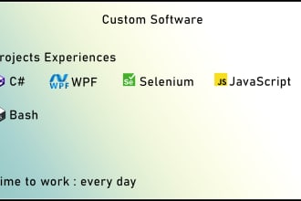 make a wpf csharp desktop application for a specific use