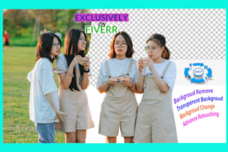 do background removal, clipping path service and cutout image