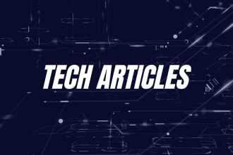 write professional tech and crypto articles