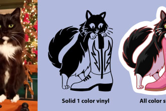turn your pet into a cartoon sticker