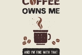 make any type coffee shop logo with creative concept