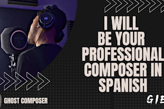 be your professional composer in spanish