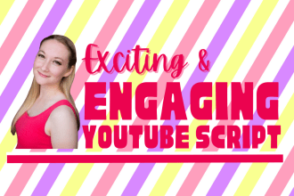 write an engaging custom childrens youtube script