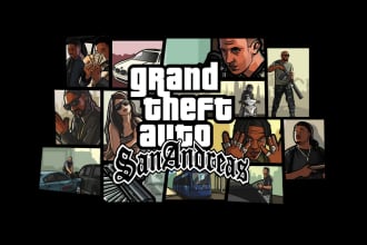 create and draw your face in gta san andreas style