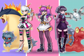 draw you as a pokemon trainer