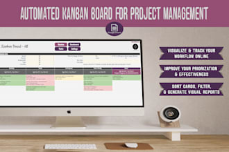 share an automated kanban board template