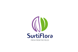design a flower wholesale distributor company logo