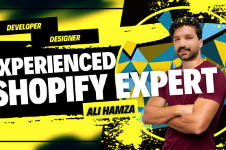 be your fast best shopify website design and redesign expert