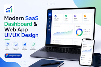 design user interface, saas dashboard UI UX in figma