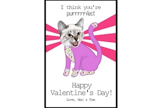 make you a purrrfect Valentine Card to email to all your Lovies