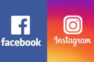 create, setup impressive facebook business page, instagram page