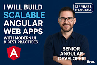build scalable angular web apps with modern UI and best practices