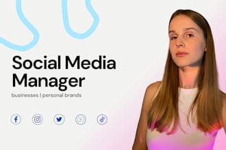 be your social media manager and content creator