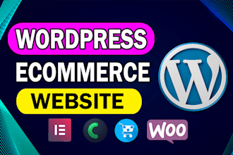 create an ecommerce wordpress website, or online store using woocommerce