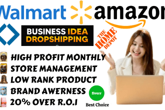 research products to amazon dropshipping business as a VA store manager