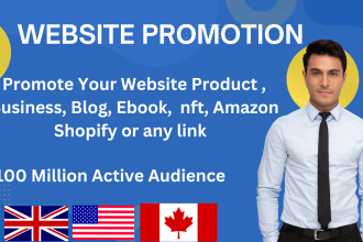 promote your website product nft business book blog or any link