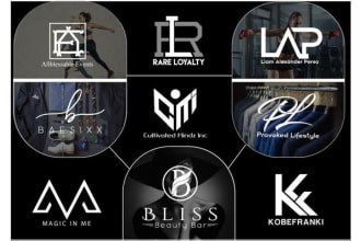 design luxury fashion, and clothing brand logo, clothing, streetwear, minimal