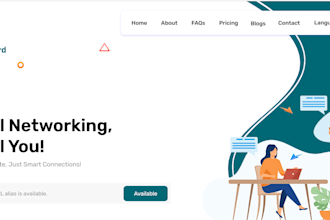 sell digital business card builder script  PHP laravel ready