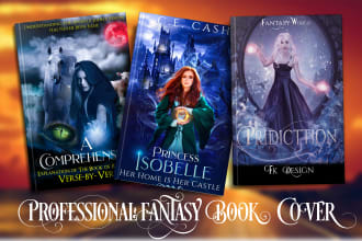 design professional fantasy book cover, ebook cover