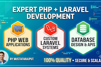 be your expert PHP laravel developer