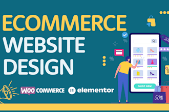 design or revamp wordpress ecommerce website or woocommerce online store