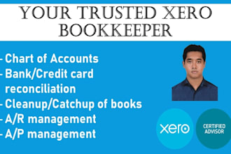 do bookkeeping and bank reconciliation on xero
