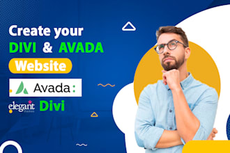 design or redesign wordpress websites using avada or divi themes